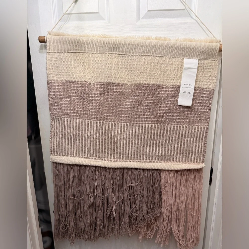 west elm x pbk Blush Woven Wall Tapestry